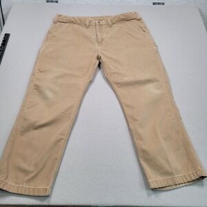 Carhartt Mens B324 DKH Relaxed‎ Fit Duck Canvas Carpenter Pants Tan 42x30